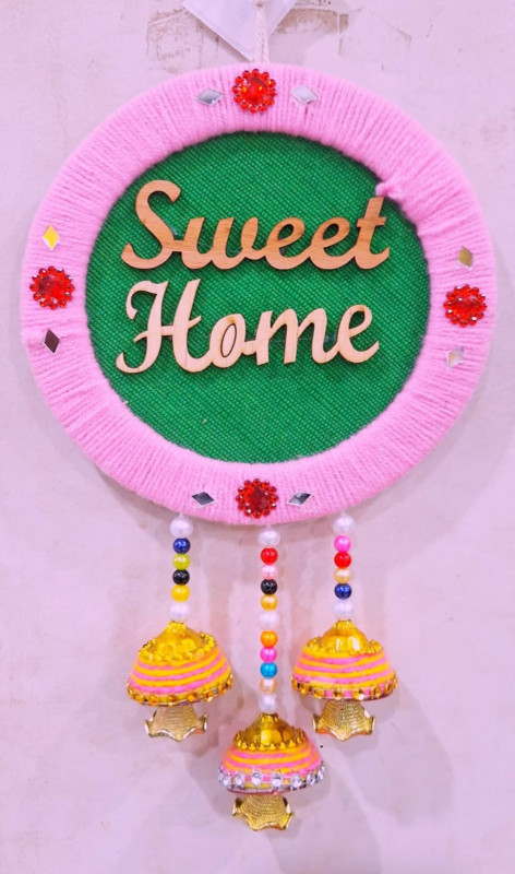 Handicraft wall hanging  material 13 inches long