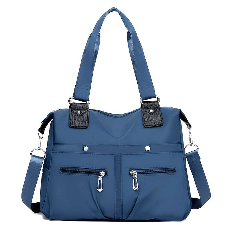 Women’s Handbag Solid (Blue) Code : 7294