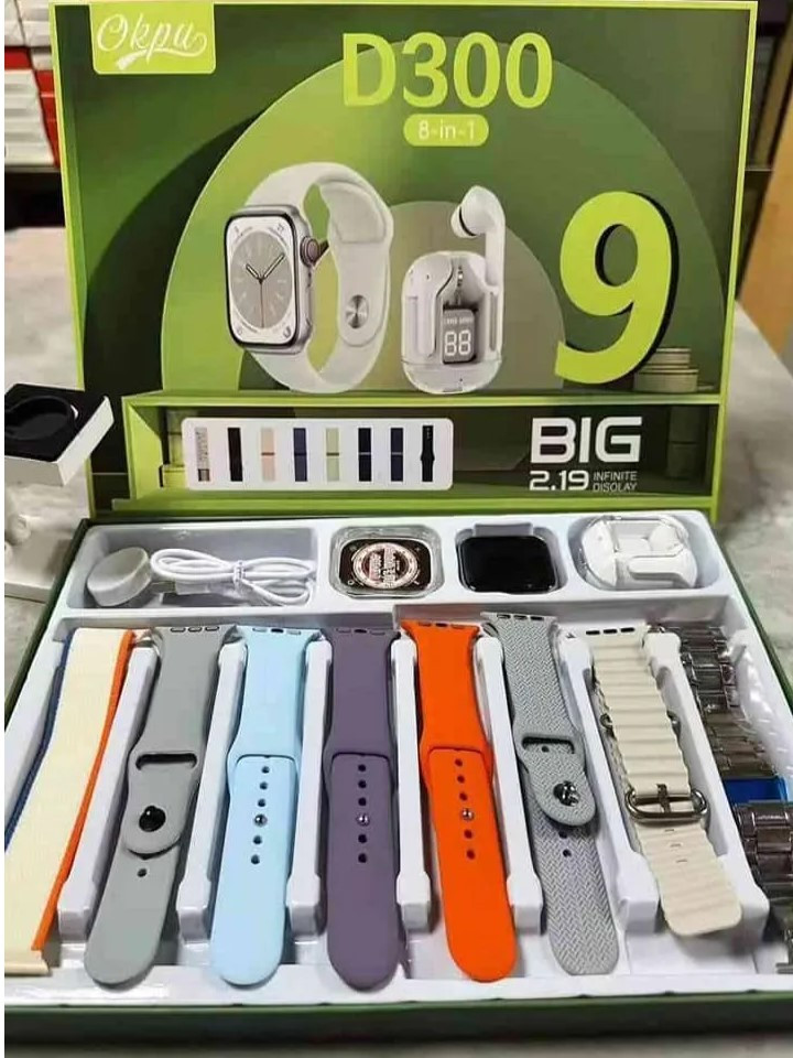 D300 8 in 1 Smart Watch